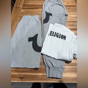 True religion 3 piece men’s lounge set large
